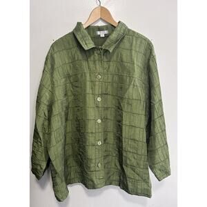 Erin by Erin London Blouse Size 3X Women's Long Sleeve Button Down